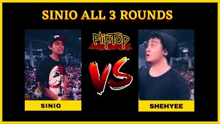 FlipTop  Shehyee vs Sinio  3 Rounds Ni Sinio  Shehyee Durog Kay Sinio [upl. by Yereffej]