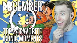 I DIDNT KNOW THAT ABOUT DRAGONBALL Reacting to quotDBcember Top Iconic Moments of Dragonballquot by TFS [upl. by Yadrahs]