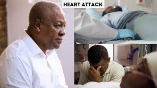 John Mahamas BLOOD PRESSURE RISES Over HEART ÁTTACK From Bawumia [upl. by Harshman]