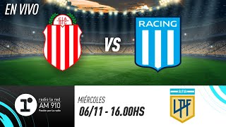 BARRACAS CENTRAL VS RACING  LIGA PROFESIONAL  RADIO LA RED EN VIVO [upl. by Gaughan]