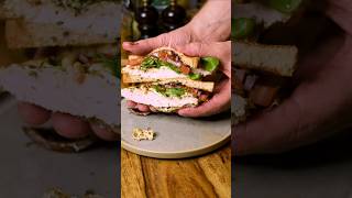 Leftover Oregano Feta Chicken Sandwich [upl. by Cheney484]