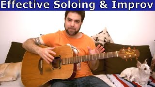 The 7 Principles of Effective Soloing amp Improvising with Examples  Guitar Lesson Tutorial [upl. by Neuburger172]