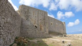 Chlemoutsi Castle Kyllini Peloponnese Greece 2018 4K GoPro [upl. by Bonnee531]