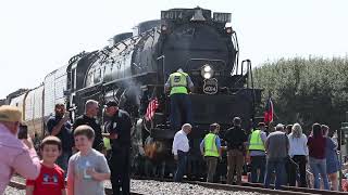 Big Boy steam locomotive visits West Central Texas on 10state tour [upl. by Shakti183]