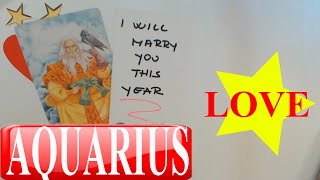 AQUARIUS JANUARY 2024 THIS WEALTHY MAN WILL MARRY YOU THIS YEAR Aquarius Tarot Reading [upl. by Anecusa]