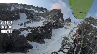 Dôme des Écrins  Mont Pelvoux en Run and Fly [upl. by Eimas]