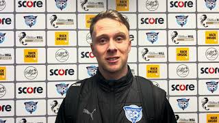 Ryan Strachan Post Match Interview  Peterhead 23 Montrose  301124 [upl. by Minne]