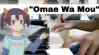 quotOmae Wa Mouquot  Piano Cover [upl. by Reilamag]