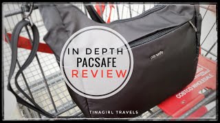 In Depth Review Pacsafe Cruise All Day Cross Body Bag [upl. by Aihsenyt]