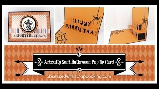 Artfully Sent Cricut Cartridge Halloween Pop Up Card  Close to My Heart [upl. by Mathew]