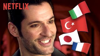 The Best Of Lucifer In Other Languages  Dub Swap  Netflix [upl. by Norrie]