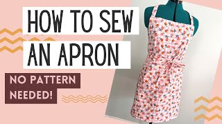 How to Sew an Easy Apron [upl. by Josee]