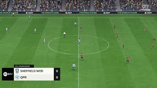 Sheffield Wednesday vs Queens Park Rangers 14092024 EFL Championship EA FC 24 [upl. by Paddie]