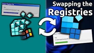 Swapping Windows 98s and Windows 11s Registries [upl. by Dale]