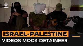 Israeli videos mock Palestinian detainees with children’s song  Al Jazeera Newsfeed [upl. by Melamie]