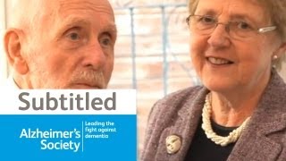 Dementia Peter and Sheilas story  diagnosis relationships support subtitled [upl. by Wallis803]