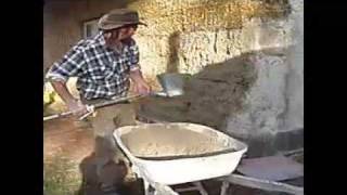 How to stucco Strawbale [upl. by Enelear]