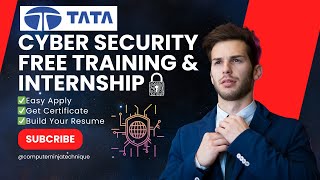 TATA Free Cybersecurity Online Training  Internship Program Completion Certificate Trained by TCS [upl. by Edlitam]