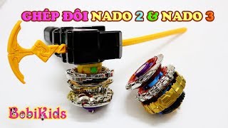 Sẽ như thế nào nếu Nado 3 ghép với bộ đôi Nado 2  INFINITY NADO BoBiKids Channel [upl. by Yxor]