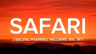 J Balvin  Safari ft Pharrell Williams BIA Sky 𝐋𝐞𝐭𝐫𝐚𝐋𝐲𝐫𝐢𝐜𝐬 [upl. by Sashenka]