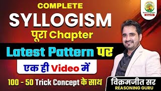 🔴COMPLETE SYLLOGIMS BY VIKRAMJEET SIR 🔥💯✅ REASONING GURU TRICKS cgl2024 chsl cpo syllogisms [upl. by Doll]