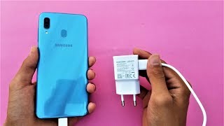 Samsung Galaxy A30  Battery Charging Test  HD [upl. by Grunenwald]