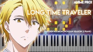 Long Time Traveler  Fukigen na Mononokean Tsuzuki OPseason 2 synthesia piano tutorial [upl. by River]