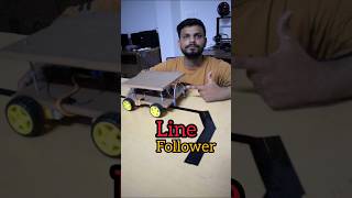 Line Follower Robot shorts trending science experiment [upl. by Garate]