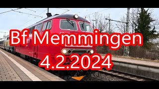 Bahnhof Memmingen am 422024 [upl. by Mercer]