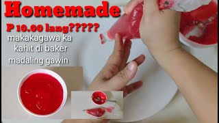 Lettering gel  Piping gel  How to make piping gel for cake dedication  Super easy [upl. by Eversole]