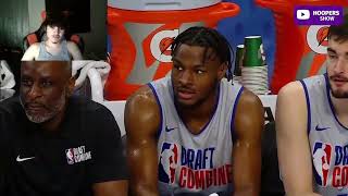 LC Reacts to Bronny James SHINES in NBA Draft Combine  FULL HIGHLIGHTS [upl. by Newkirk546]