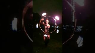 Hula Hoop Queen 💞❤️‍🔥 flowmies hulahoop firedance firejuggling psytrance hoops rave [upl. by Engeddi426]