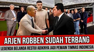 SE INDONESIA GEMPAR‼️ ARJEN ROBBEN BENAR BENAR SUDAH TERBANG KE JAKARTA ANTAR ADIKNYA BELA TIMNAS [upl. by Sharai965]