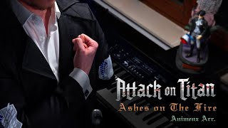 Attack on Titan  Ashes on The Fire Animenz arr Piano [upl. by Ynohtnanhoj]