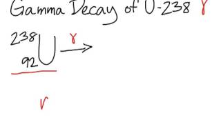 Gamma Decay Problems for Chemistry [upl. by Alard]