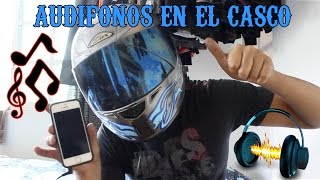 Motovlog 19 Como colocar audífonos en un casco de moto [upl. by Ursala]