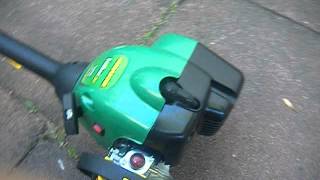 new quotweed eaterquot 25cc curved shaft weed wacker review and run [upl. by Viviane]