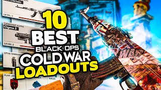 TOP 10 Black Ops Cold War BEST LOADOUT amp Class Setups 😍 Ak74u Ak47 Xm4  MORE [upl. by Selway]