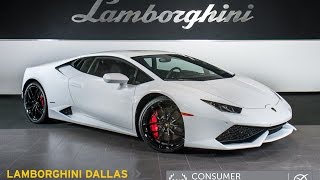 2015 Lamborghini Huracan LP 6104 Bianco Monocerus L0767 [upl. by Tullus]