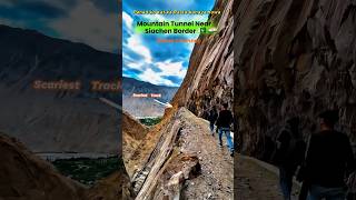 Khatarnak Rasta  Dangerous Mountain Tunnel and Water Channel Near Siachen Border  Thagas Valley [upl. by Shetrit]