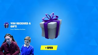 After School Gifting My 9 Year Old Kid NEW Tfue Fortnite Skin Locker Bundle REDUCED PRICE [upl. by Einahc]