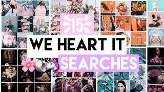 WE HEART IT SEARCHES 1  15 INSTAGRAM THEME IDEAS💡 [upl. by Lesiram854]