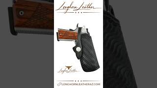 Custom leather 1911 holster featuring the Scottsdale design Visit longhornleatherazcom [upl. by Enimsay]