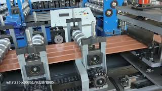 Soffit roll formers 15quot Soffit 4 panels roll forming line Soffit 3 panel roll former [upl. by Adyl]