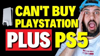 Cant Buy Playstation Plus PS5 [upl. by Leaffar620]