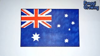 How to Draw The Flag of Australia [upl. by Ambros]