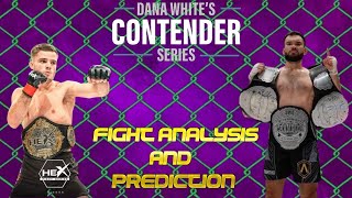 Contender Series Sean Gauci vs Anthony Drilich Fight Analysis amp Prediction Week 9 [upl. by Aeduj]