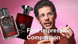 Amouage Lyric Man vs Zaharoff Black Rose  fragrance first impressions [upl. by Marinelli938]