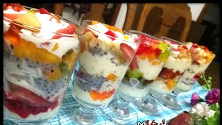 Faluda Recipe Bangla  Iftar Recipe  ফালুদা রেসিপি  Easy Faluda Recipe  How To Make Falooda [upl. by Flor982]