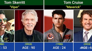 Top Gun Movie 1986 Cast Then amp Now 2024  2D Data [upl. by Sudaorb]